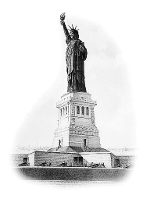 Statue of Liberty line drawing